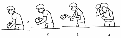 乒乓球技术之正手攻球动作要领示范图解