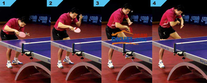乒乓球发球技术:马龙教你发长短球(图解)